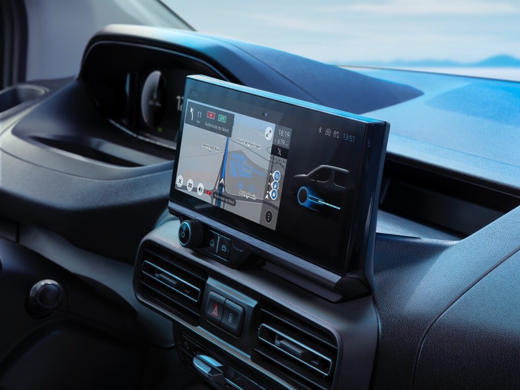 PEUGEOT E-PARTNER 10-inch touchscreen